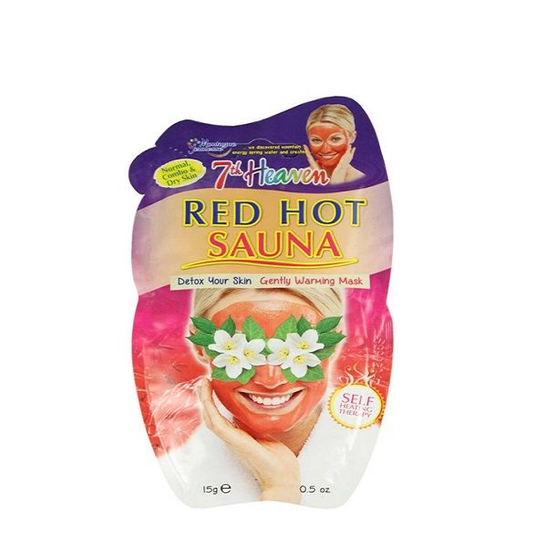 ماسک صورت سون هیون مدل red hot sauna وزن 15 گرم