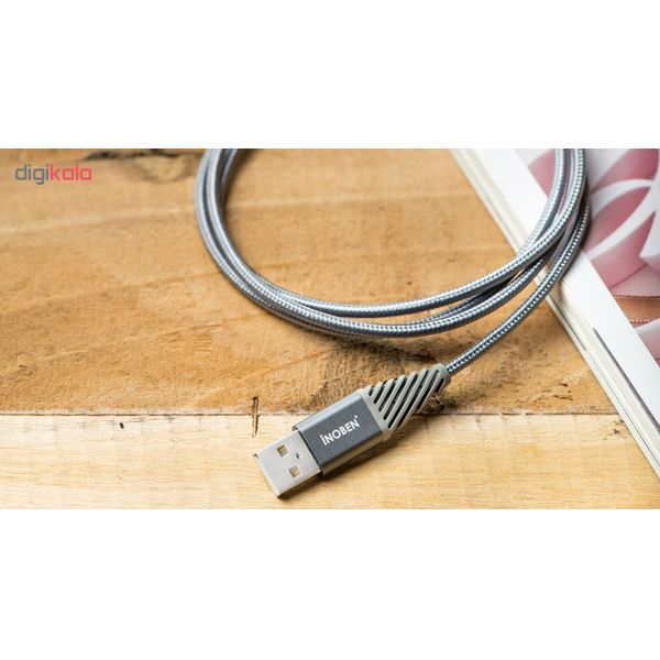 کابل تبدیل USB به USB-C آینوبن مدل Braided طول 1.2 متر