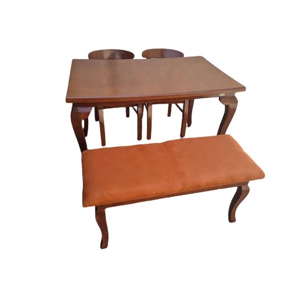 میز و صندلی ناهارخوری چهار نفره گالری چوب آشنایی مدل 754-Ro4