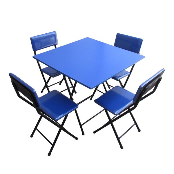 میز و صندلی ناهارخوری 4 نفره میزیمو مدل تاشو کد 5548