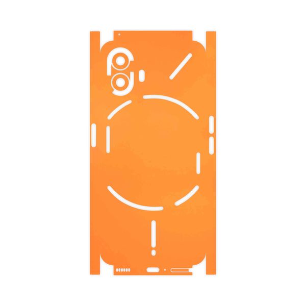 برچسب پوششی ماهوت مدل Matte-Orange-FullSkin مناسب برای گوشی موبایل ناتینگ Phone 2