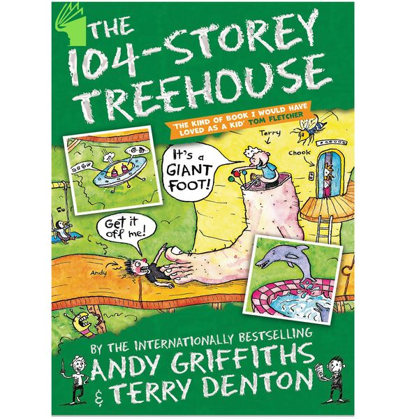 کتاب The 104-Story Treehouse اثر Andy Griffiths انتشارات معیار علم