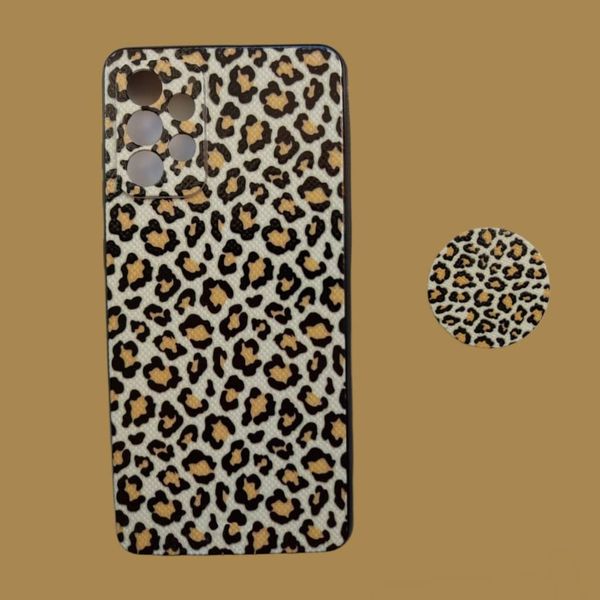کاور گریفین مدل Leopard Collection مناسب برای گوشی موبایل سامسونگ Galaxy A52 4G / A52 5G / A52S به همراه پاپ سوکت 