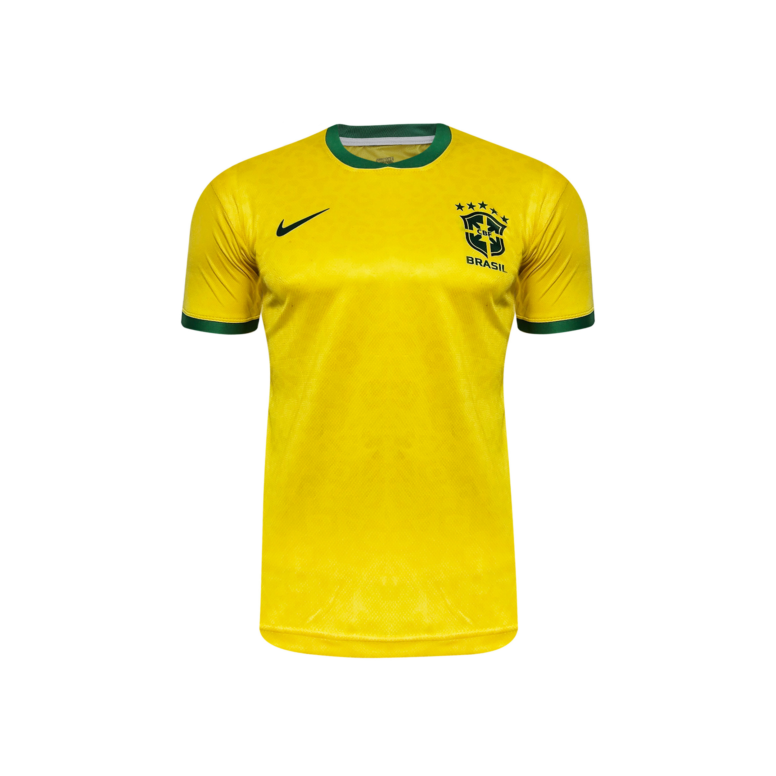 ست تی شرت و شلوارک ورزشی پسرانه اول تیم برزیل مدل 1818