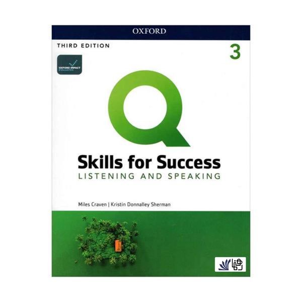 کتاب Q Skills for Success 3rd 3 Listening and Speaking اثر Kevin McClure and Mari Vargo انتشارات رهنما