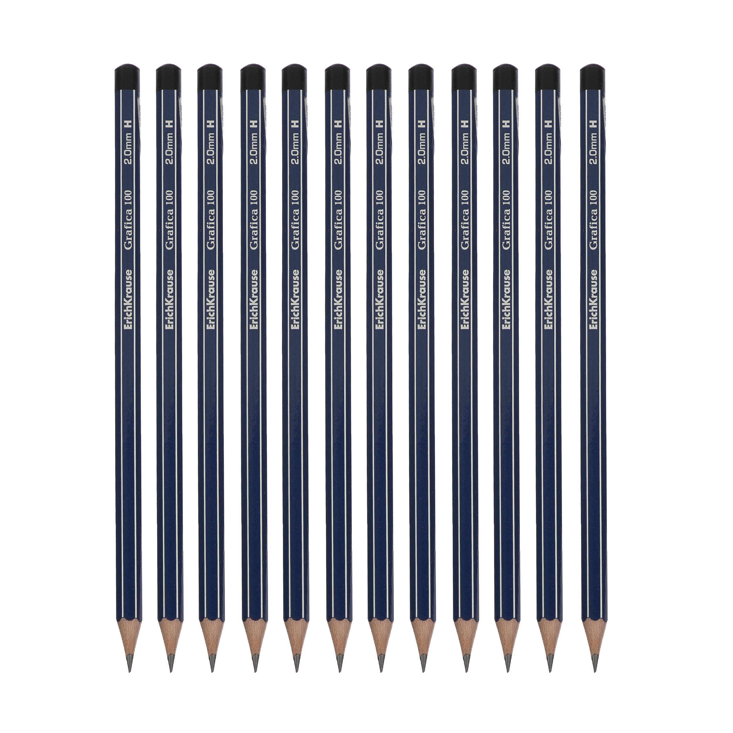مداد مشکی اریک کراوزه مدل grafica 100 کد 32848 بسته 12 عددی