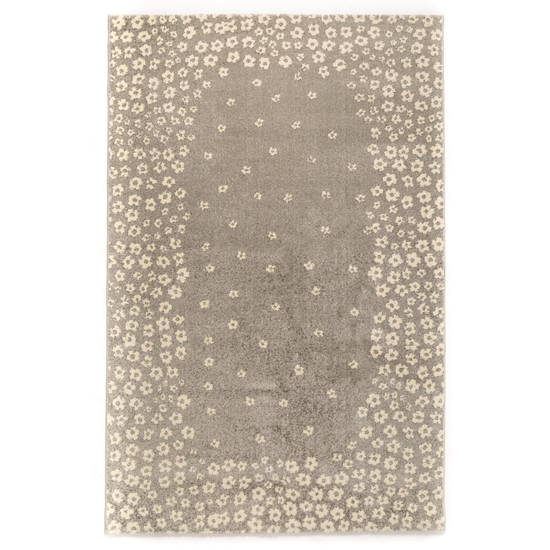 فرش ماشینی ساوین کد ۴۰۰۷ زمینه نقره ای