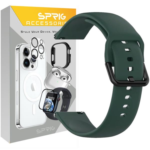 بند اسپریگ مدل Silicone SGK TW مناسب برای ساعت هوشمند کیسلکت Kr / Kr2 / Kr pro