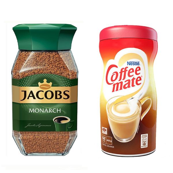 قهوه فوری مونارک جاکوبز - 190 گرم و کافی میت نستله - 400 گرم