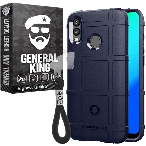 کاور ژنرال کینگ مدل B-NO21 مناسب برای گوشی موبایل هوآوی Y7 Prime 2019 به همراه بند آویز