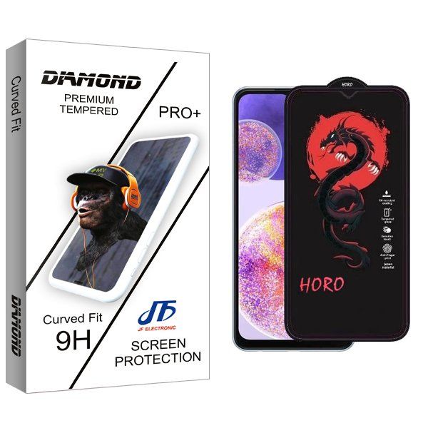 محافظ صفحه نمایش جی اف مدل Diamond Horo مناسب برای گوشی موبایل سامسونگ galaxy a23