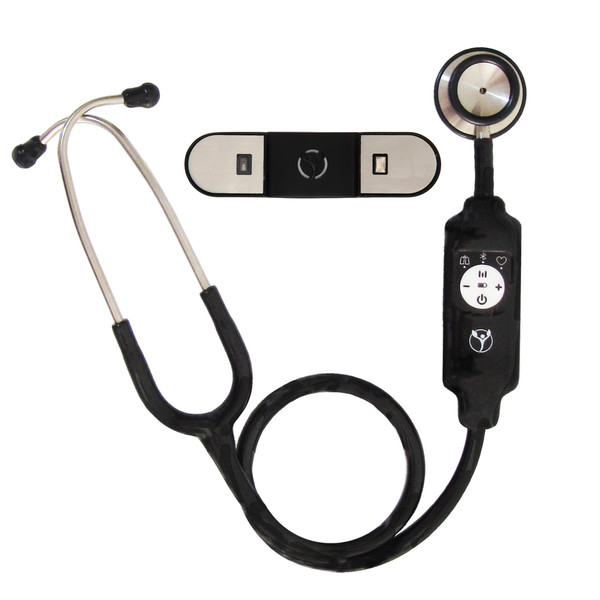 گوشی پزشکی نبض آوا مدل 01 به همراه دستگاه ثبت نوار قلب مدل 02