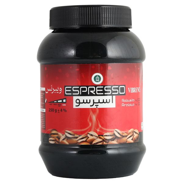 پودر قهوه اسپرسو 100 درصد روبوستا ویبرنس - 250 گرم
