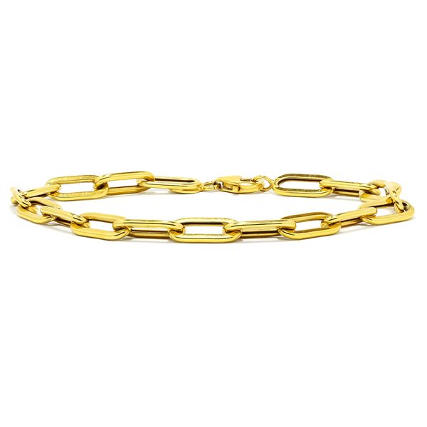 دستبند طلا 18 عیار زنانه زرالتون مدل گلستان 