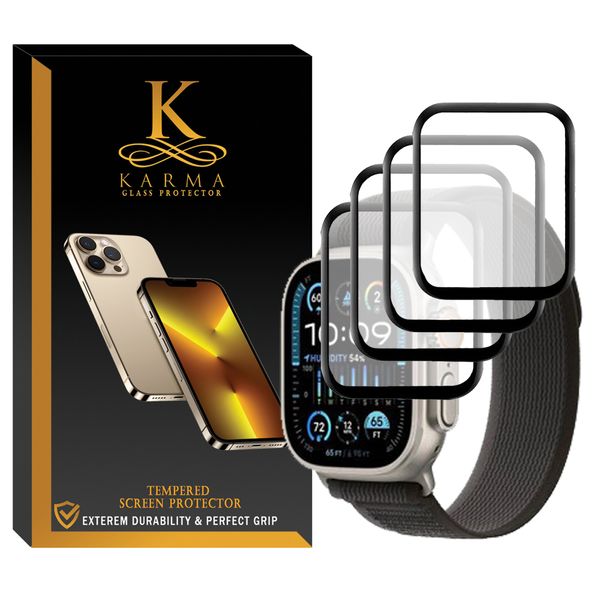 محافظ صفحه نمایش کارما مدل KA-PM مناسب برای اپل واچ series 9 Ultra 2 بسته چهار عددی