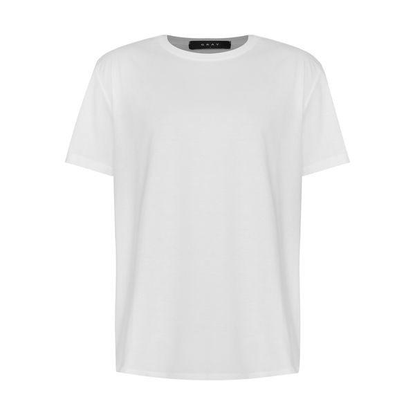 تی شرت آستین کوتاه مردانه گری مدل BASIC 4