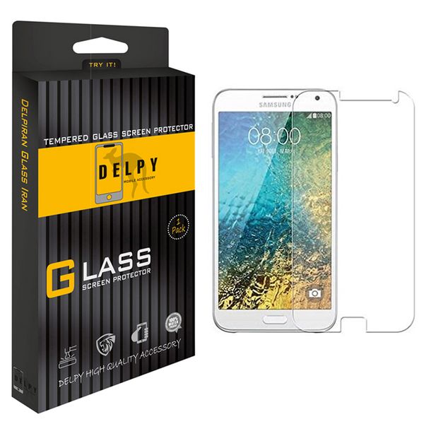 محافظ صفحه نمایش دلپی مدل Full Glue-9H-SD مناسب برای گوشی موبایل  Galaxy E7 2015 