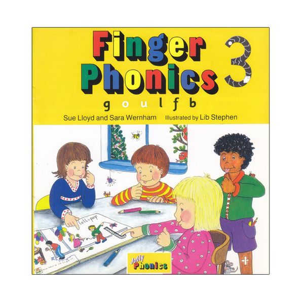  کتاب Finger Phonics 3 اثر Sue Lioyd And Sara Wernham انتشارات الوندپویان
