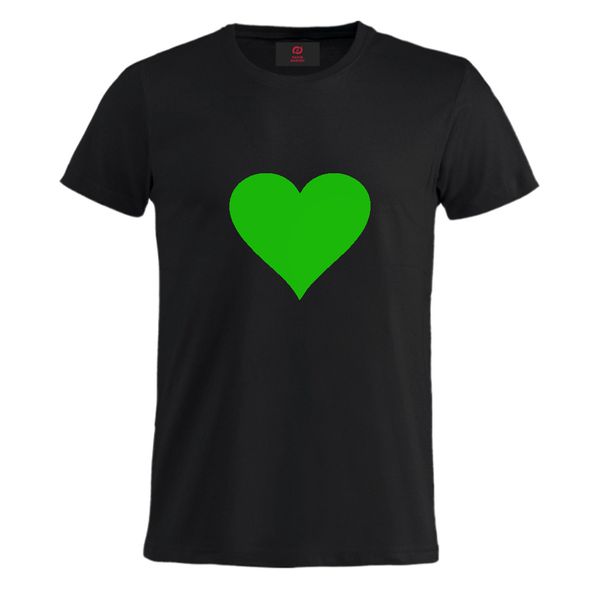 تی شرت آستین کوتاه زنانه نوین نقش مدل فانتزی طرح قلب کد 48153