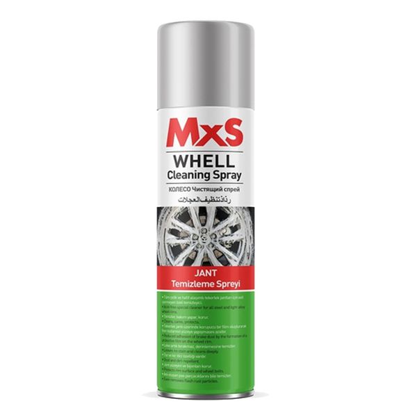 اسپری تمیز کننده رینگ خودرو ام ایکس اس مدل Weel Cleaning Spray حجم 500 میلی لیتر