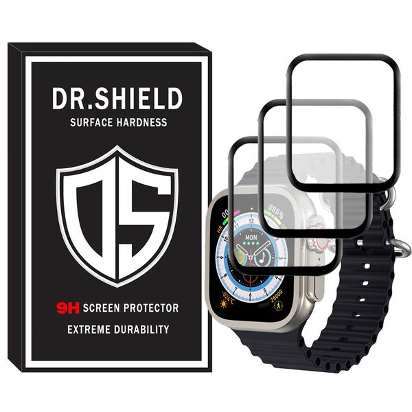 محافظ صفحه نمایش دکتر شیلد مدل DR-PM مناسب برای اپل واچ 8 Ultra 49mm بسته سه عددی
