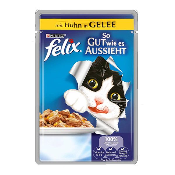 غذای گربه فلیکس کد 3 وزن 100 گرم