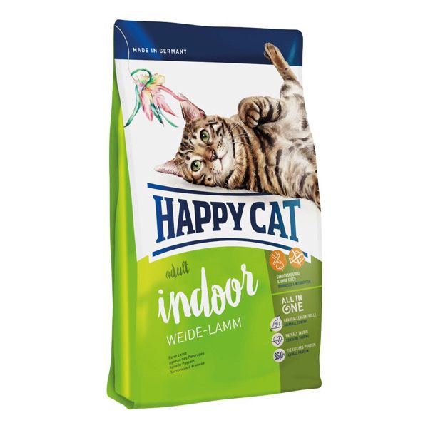 غذای خشک گربه بالغ هپی کت مدل Indoor وزن 4 کیلوگرم
