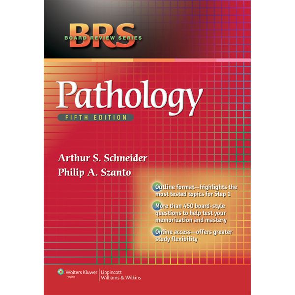 کتاب BRS Pathology Board Review اثر Arthur Schneider انتشارات لیپین کات