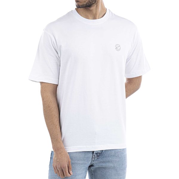تی شرت آستین کوتاه مردانه جوتی جینز مدل یقه گرد کد 1551400 رنگ سفید