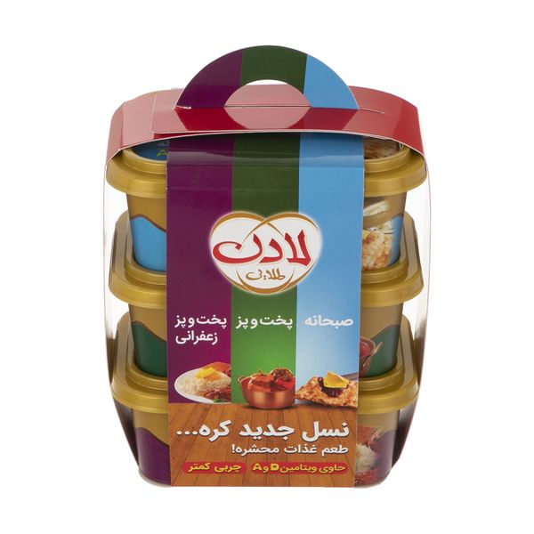 کره گیاهی لادن - 250 گرم مجموعه 3 عددی 