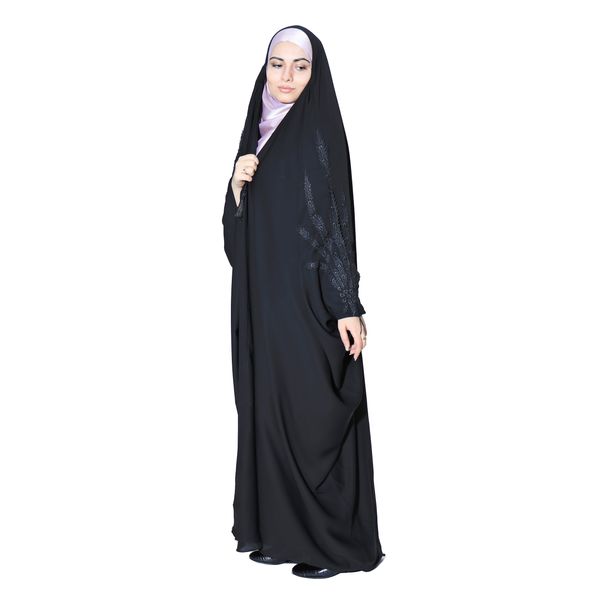 چادر عبایی حجاب فاطمی مدل نورا ژورژت JPN8900