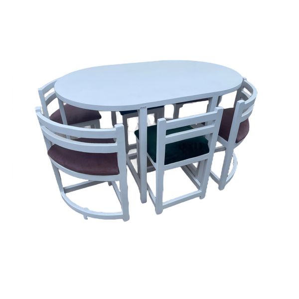 میز و صندلی ناهارخوری 6 نفره گالری چوب آشنایی مدل Wh-716