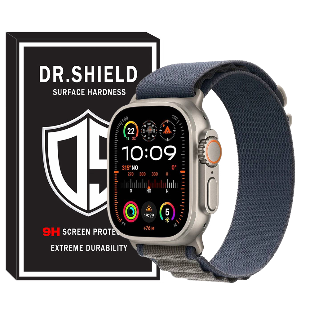 بند دکترشیلد مدل DR- Navy Blue Alpine مناسب برای ساعت هوشمند هاینو تکو T89 Ultra 