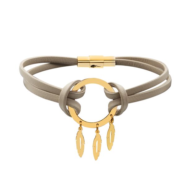 دستبند طلا 18 عیار زنانه گالری روبی مدل دریم کچر