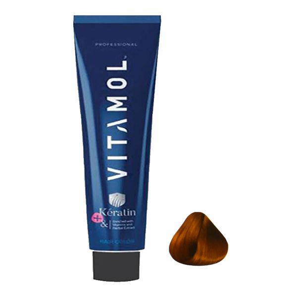 رنگ مو ویتامول سری Chocolate شماره 7.8 حجم 120 میلی لیتر رنگ بلوند شکلاتی متوسط