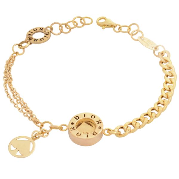 دستبند طلا 18 عیار زنانه طلای مستجابی کد DI802