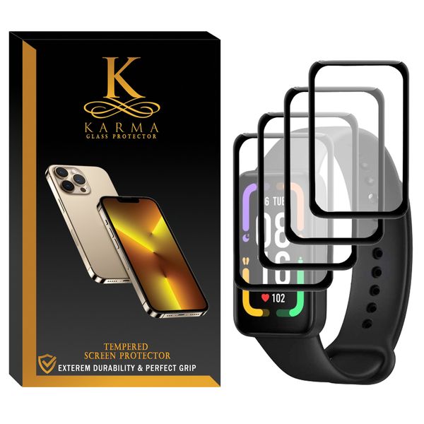 محافظ صفحه نمایش کارما مدل KA-PM مناسب برای ساعت هوشمند شیائومی Redmi Smart band pro بسته چهار عددی