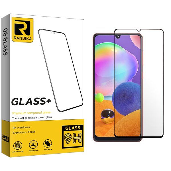 محافظ صفحه نمایش شیشه ای راندیکا مدل RK Full مناسب برای گوشی موبایل سامسونگ Galaxy A31