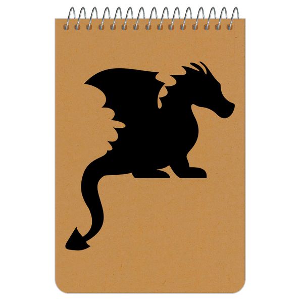 دفترچه یادداشت 100 برگ مستر راد طرح اژدها کد fantasy 1702