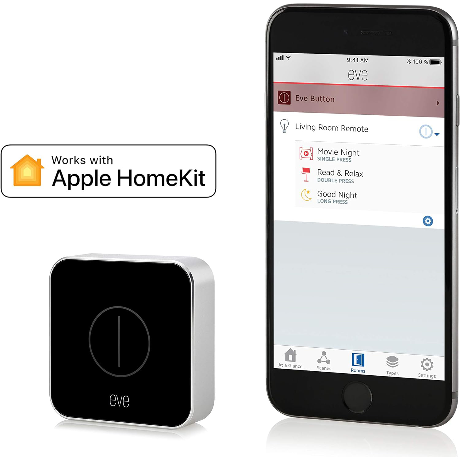 ریموت کنترل هوشمند اِوه مدل Button Apple HomeKit