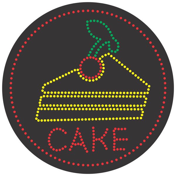 تابلو ال ای دی آیاز مدل کیک کد 447