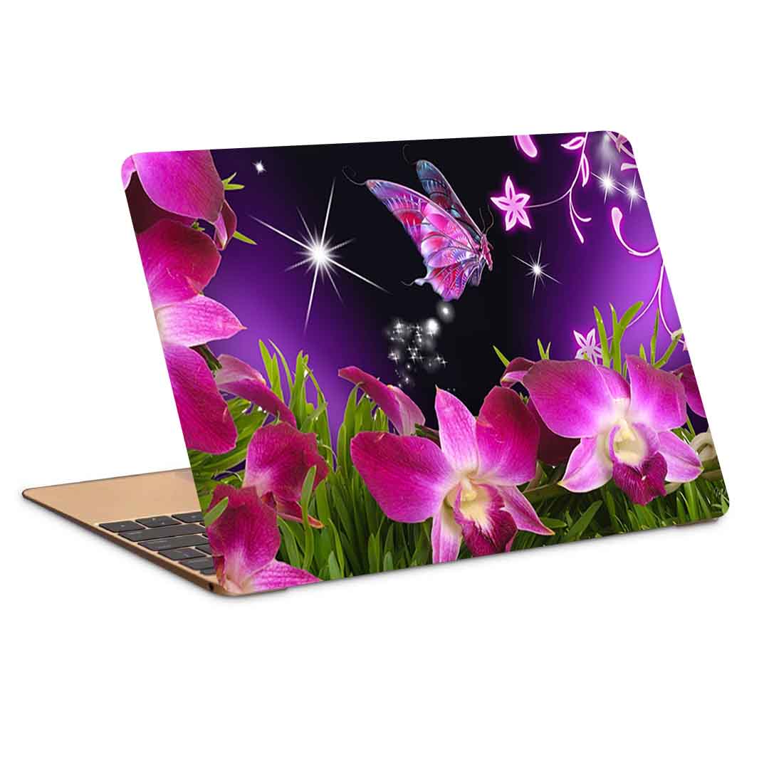 استیکر لپ تاپ طرح Butterflies-12کد P-676مناسب برای لپ تاپ 15.6 اینچ