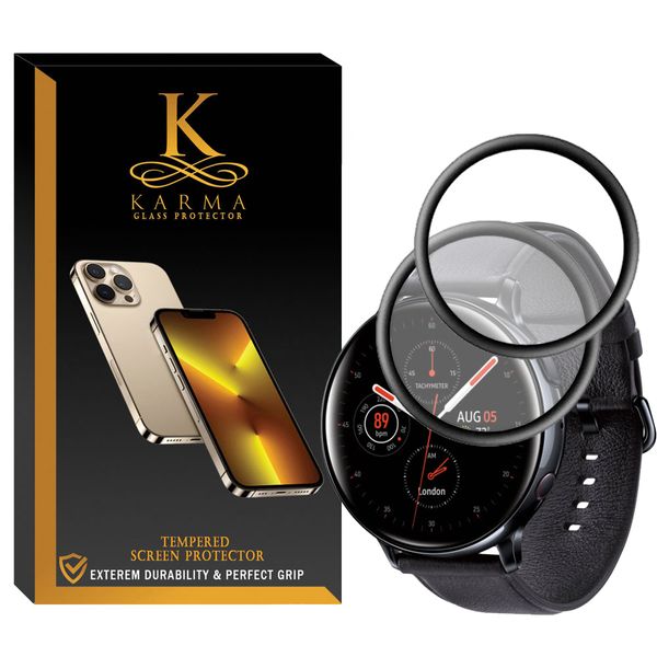 محافظ صفحه نمایش کارما مدل KA-PM مناسب برای ساعت هوشمند سامسونگ Galaxy Watch Active 2 44mm بسته دو عددی