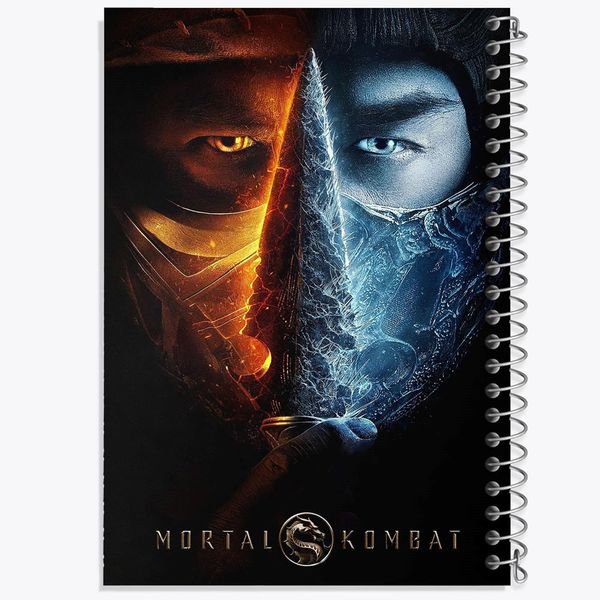 دفتر نقاشی 50 برگ خندالو مدل بازی مورتال کمبت Mortal Kombat کد 29791