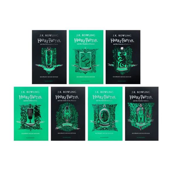 کتاب Harry Potter Slytherin House اثر J.K. Rowling انتشارات بلومزبری 7 جلدی