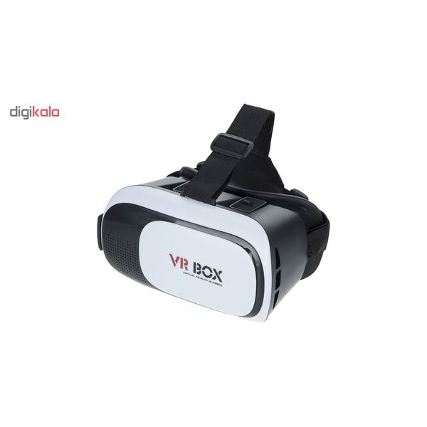 هدست واقعیت مجازی وی آر باکس مدل VR Box به همراه DVD نرم افزار و پنکه همراه microUSB