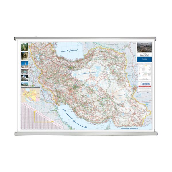 نقشه انتشارات گیتاشناسی نوین ایران امروز کد L1673