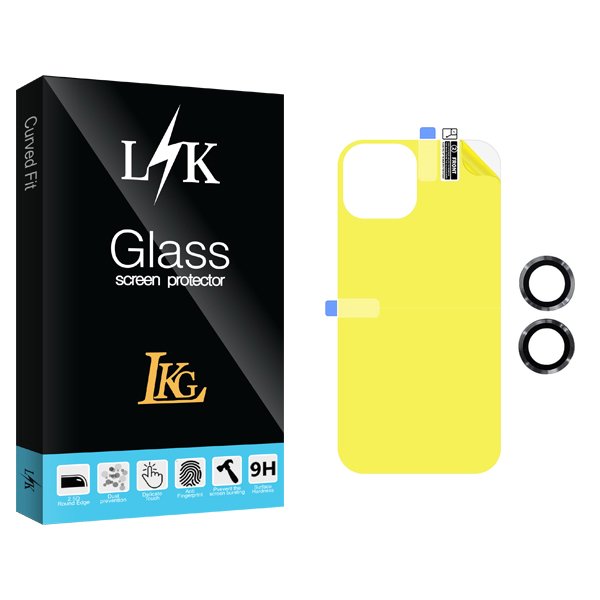 محافظ پشت گوشی ال کا جی مدل LKK مناسب برای گوشی موبایل اپل iPhone 11  به همراه محافظ لنز گوشی