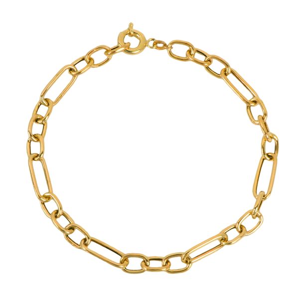 دستبند طلا 18 عیار زنانه گالری رحمانی مدل 31