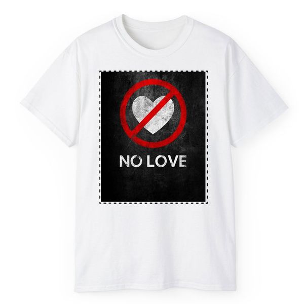 تی شرت آستین کوتاه مردانه مدل NO LOVE کد 741